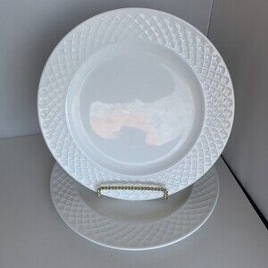 Mikasa Trellis Set of 2 Salad Luncheon Plates 9"